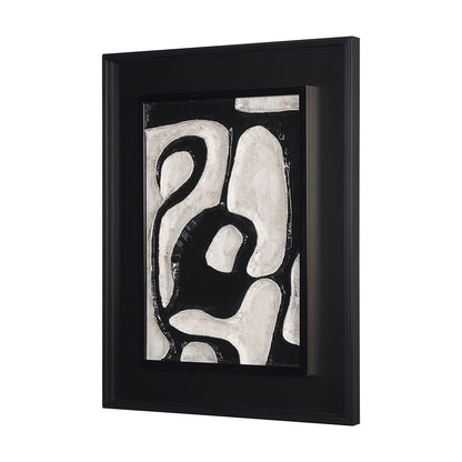 Mercana - Webs of Ink by Studio M a handmade Original Framed Artwork under Glass - 15699 view 2