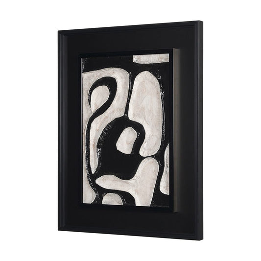 Mercana - Webs of Ink by Studio M a handmade Original Framed Artwork under Glass - 15699 view 2