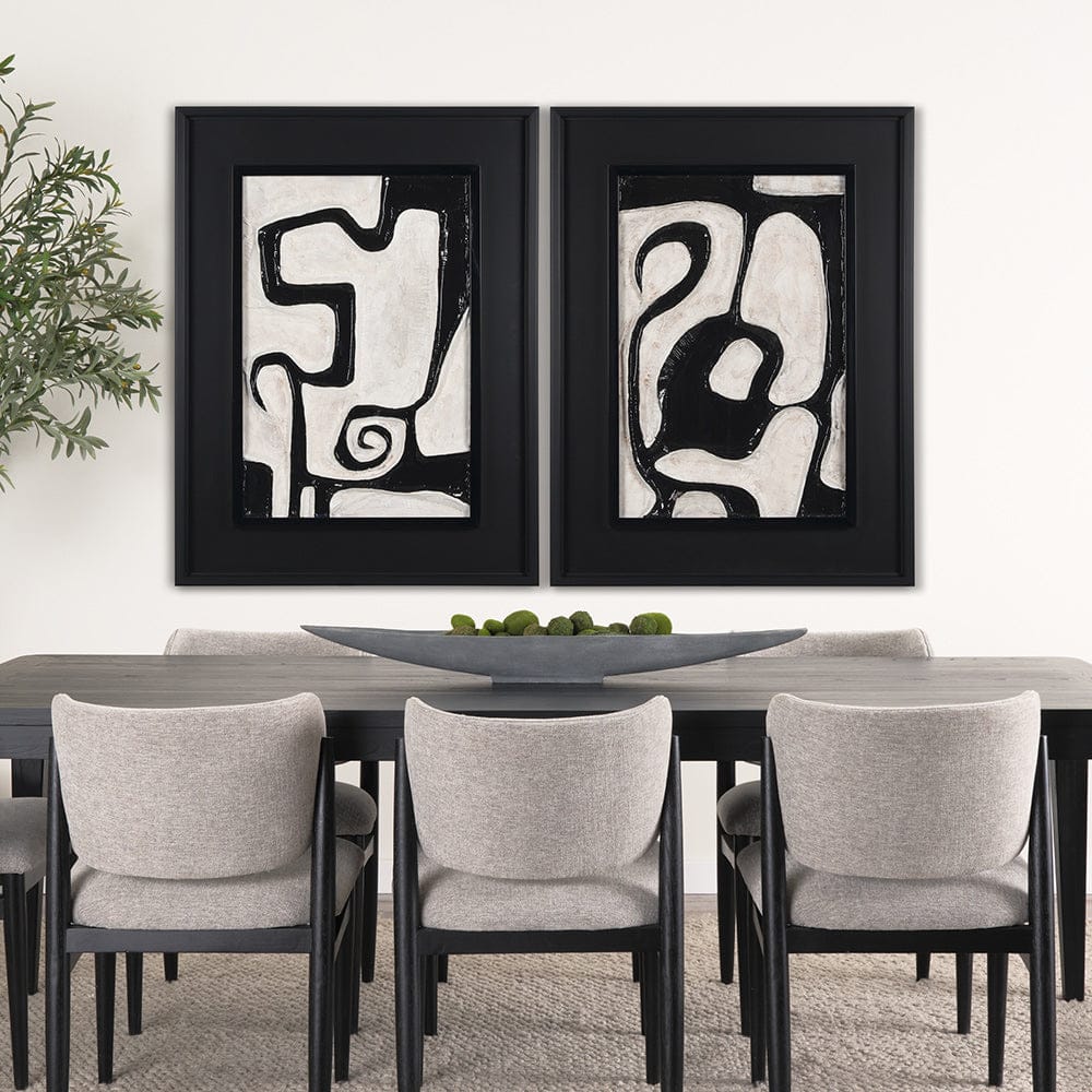 Mercana - Webs of Ink by Studio M a handmade Original Framed Artwork under Glass - 15699 view 8