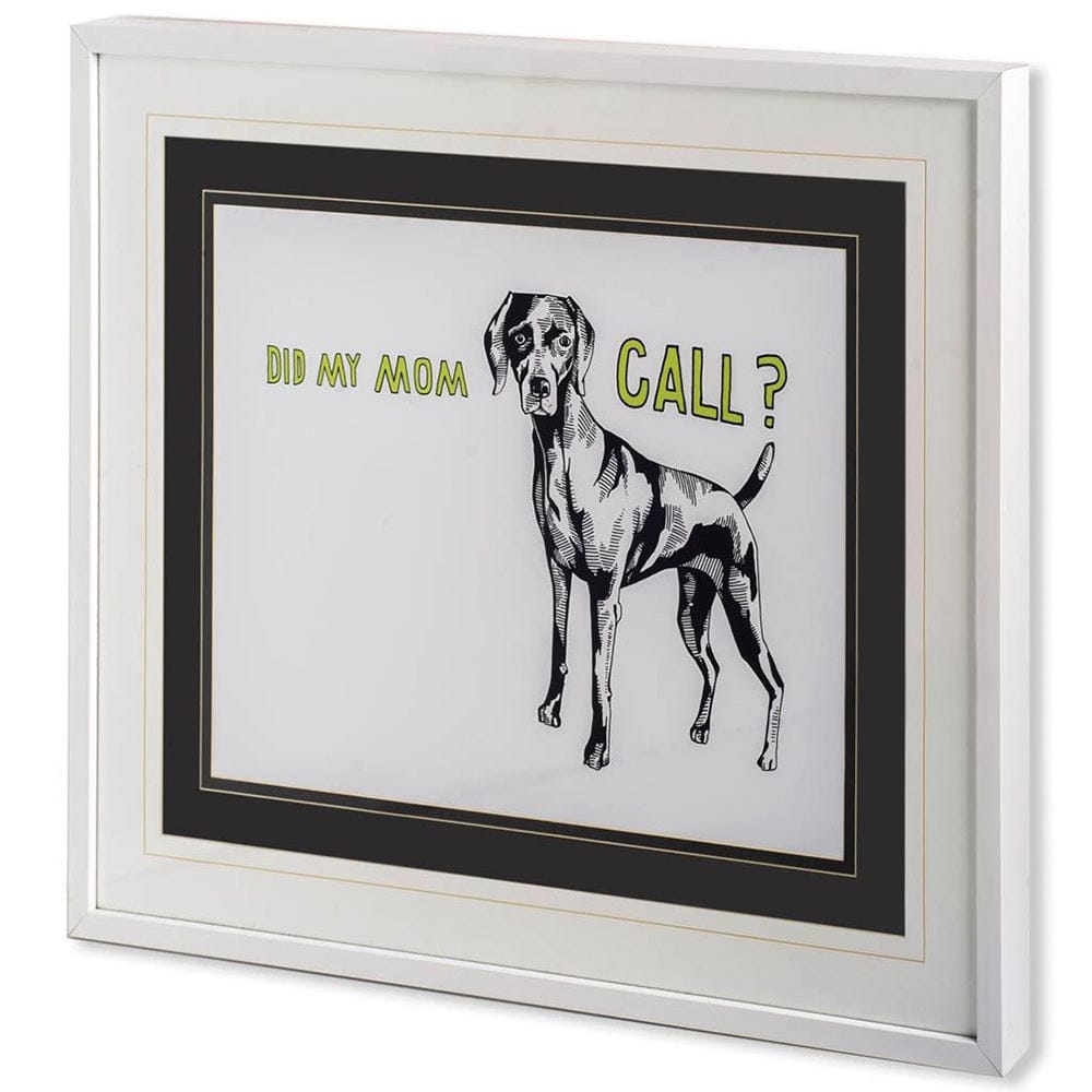 Mercana - Weimaraner by Marie, Natasha a Framed Art Print Matted under Glass - 10305 view 1