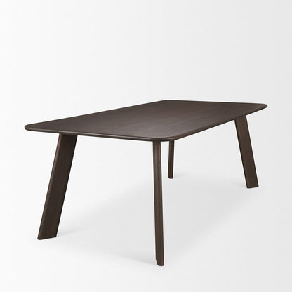 Mercana - Welborn 84" Dark Brown Wood Rectangular Dining Table - 71041-AB view 4