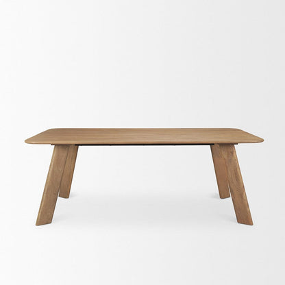 Mercana - Welborn 84" Light Brown Wood Rectangular Dining Table - 71056-AB view 2