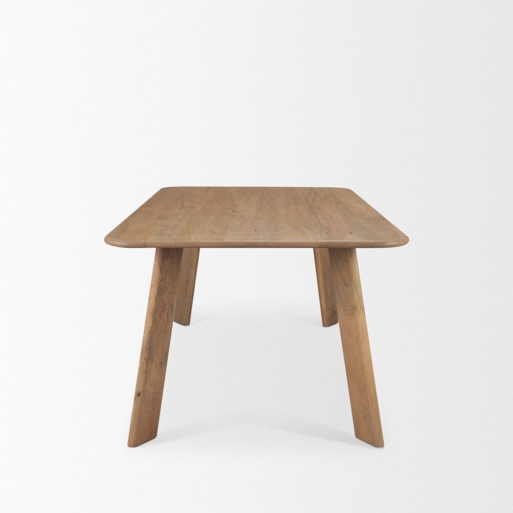 Mercana - Welborn 84" Light Brown Wood Rectangular Dining Table - 71056-AB view 3