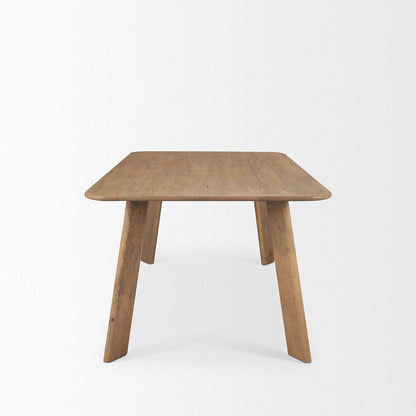 Mercana - Welborn 84" Light Brown Wood Rectangular Dining Table - 71056-AB view 3