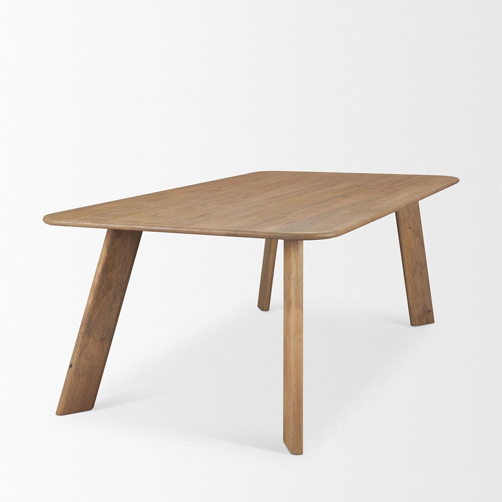 Mercana - Welborn 84" Light Brown Wood Rectangular Dining Table - 71056-AB view 4
