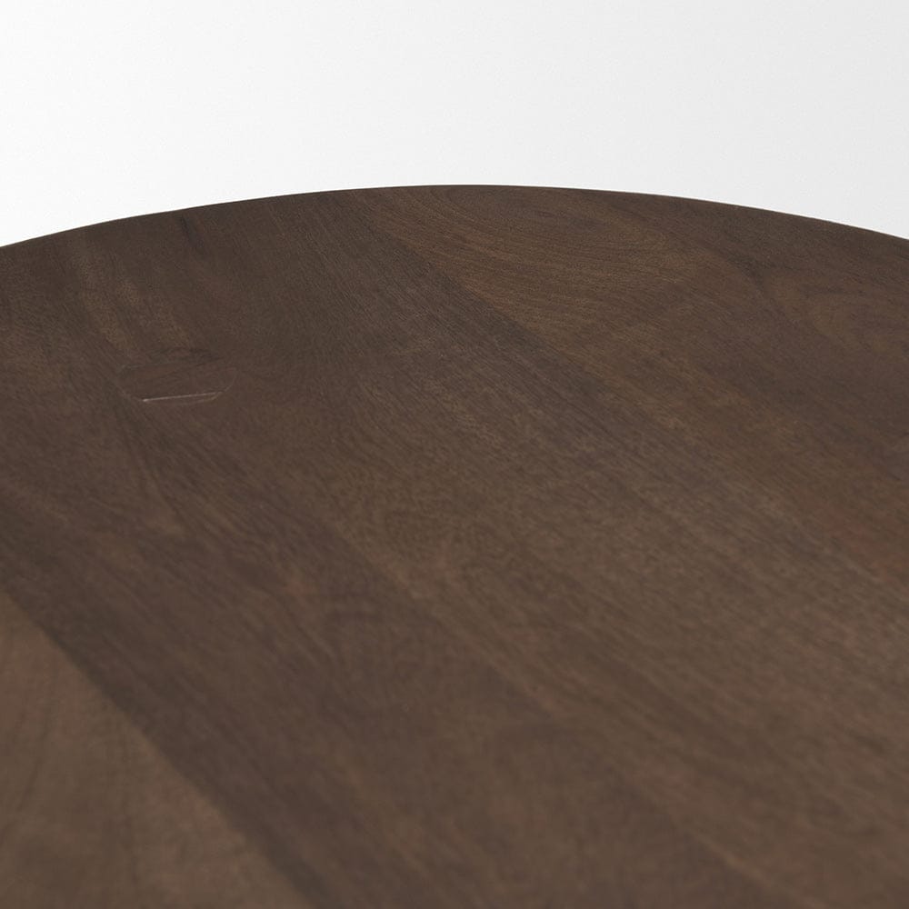 Mercana - Weldon Dark Brown Wood w/ Matte Black Metal Counter Stool - 71037 view 4