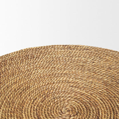 Mercana - Wenopa Matte Black Wood w/ Natural Jute Accent Tables - 71048 view 4