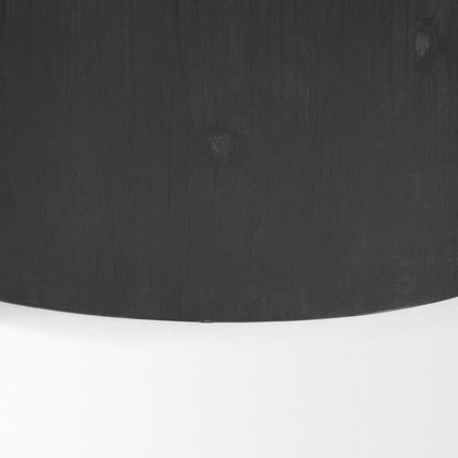 Mercana - Wenopa Matte Black Wood w/ Natural Jute Accent Tables - 71048 view 7