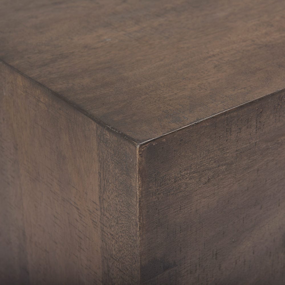 Mercana - West 55L x 32W x 14H Medium Brown Wooden Angled Coffee Table - 69781 view 9