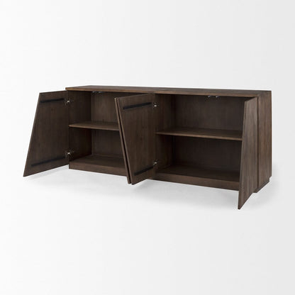 Mercana - West 82.0L x 18.0W x 34.0H Wooden Angular Sideboard - 69872 view 6