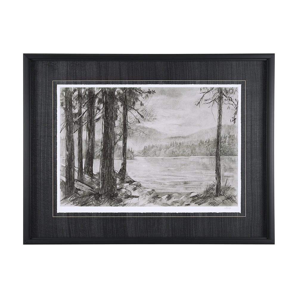 Mercana - West coast chronicles I by Mercana Studio Hand Embellished Framed Art Print Matted under Glass - 14561 view 1