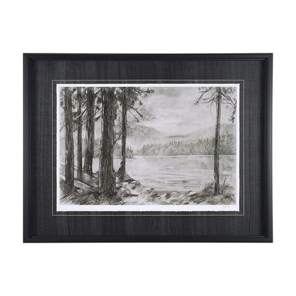 Mercana - West coast chronicles I by Mercana Studio Hand Embellished Framed Art Print Matted under Glass - 14561 view 1