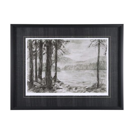 Mercana - West coast chronicles I by Mercana Studio Hand Embellished Framed Art Print Matted under Glass - 14561 view 1