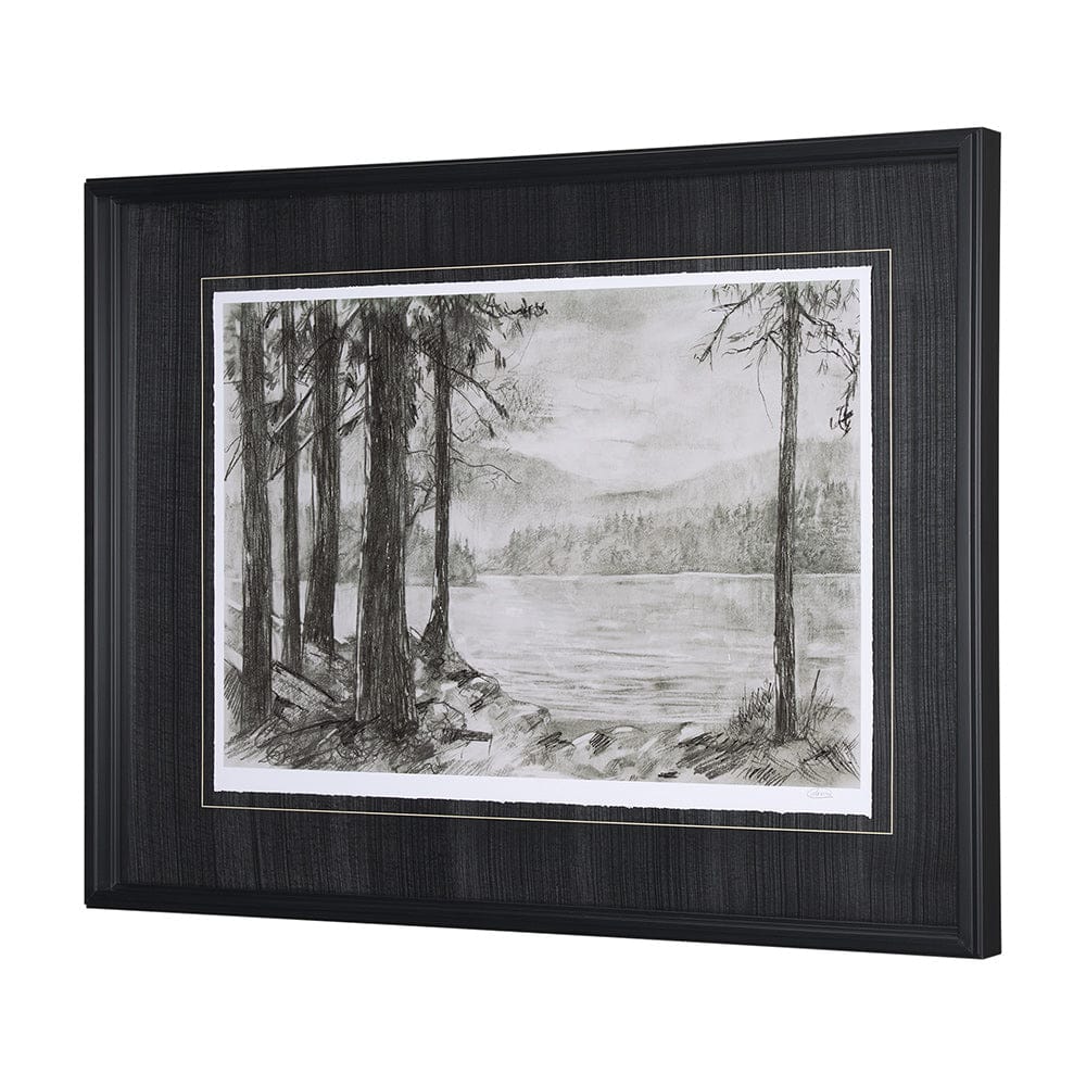 Mercana - West coast chronicles I by Mercana Studio Hand Embellished Framed Art Print Matted under Glass - 14561 view 2