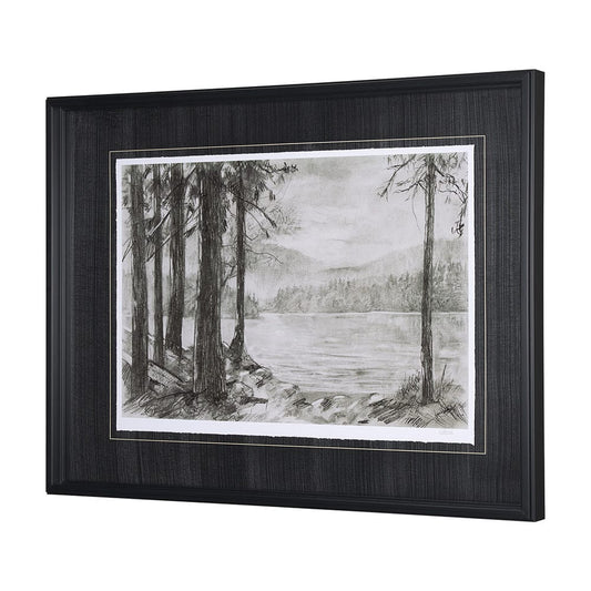 Mercana - West coast chronicles I by Mercana Studio Hand Embellished Framed Art Print Matted under Glass - 14561 view 2