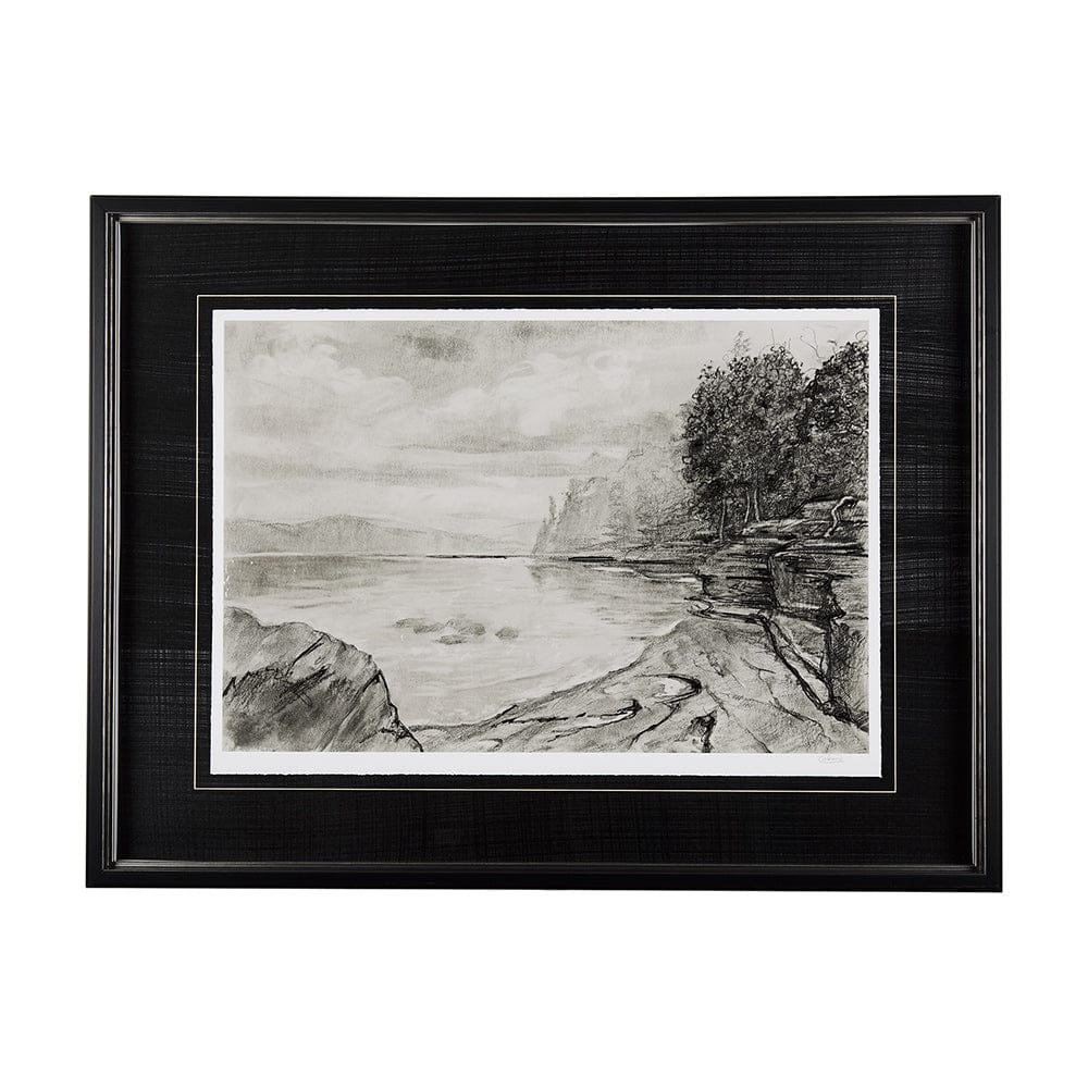 Mercana - West coast chronicles II by Mercana Studio Hand Embellished Framed Art Print Matted under Glass - 14562 view 1