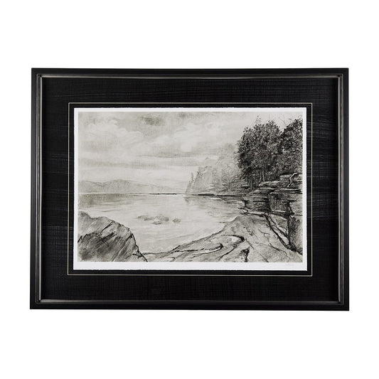 Mercana - West coast chronicles II by Mercana Studio Hand Embellished Framed Art Print Matted under Glass - 14562 view 1