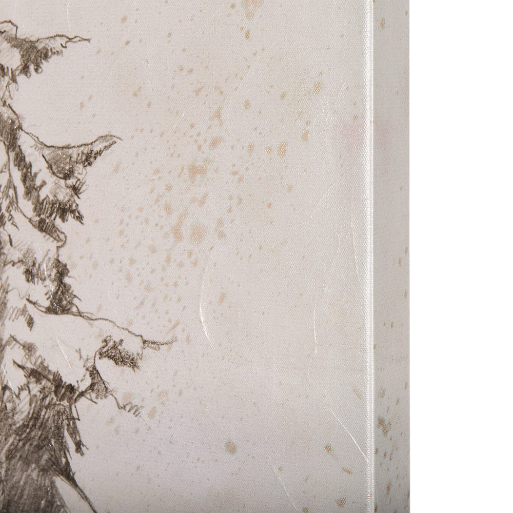 Mercana - Westcoast Tree Drawing II by Mercana Studio a Hand Embellished Textured Canvas - 102506-L view 4