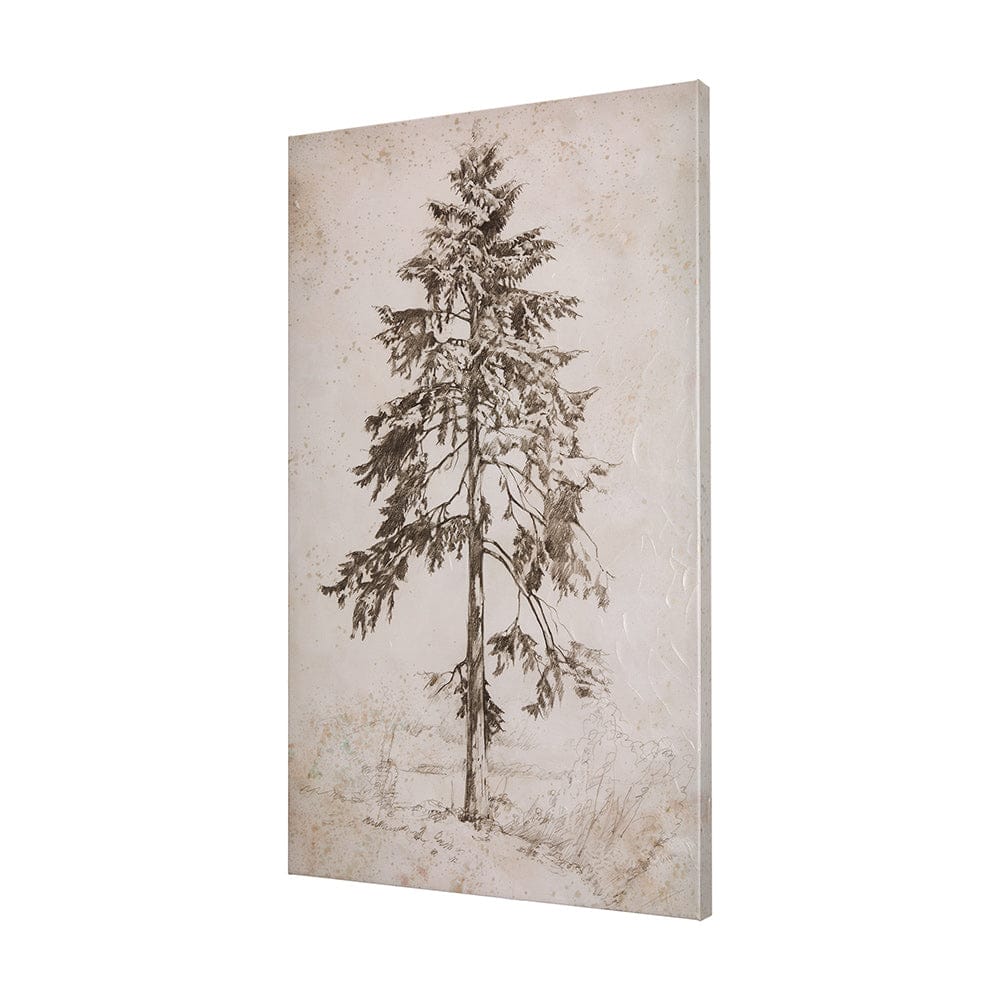 Mercana - Westcoast Tree Drawing II by Mercana Studio a Hand Embellished Textured Canvas - 102506-S view 2