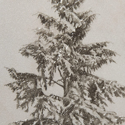 Mercana - Westcoast Tree Drawing II by Mercana Studio Hand Embellished Framed Art Print Matted under Glass - 14716 view 7