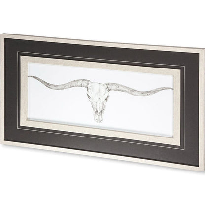 Mercana - Western Skull Mount III by Harper a Framed Art Print Matted under Glass - 9928 view 1