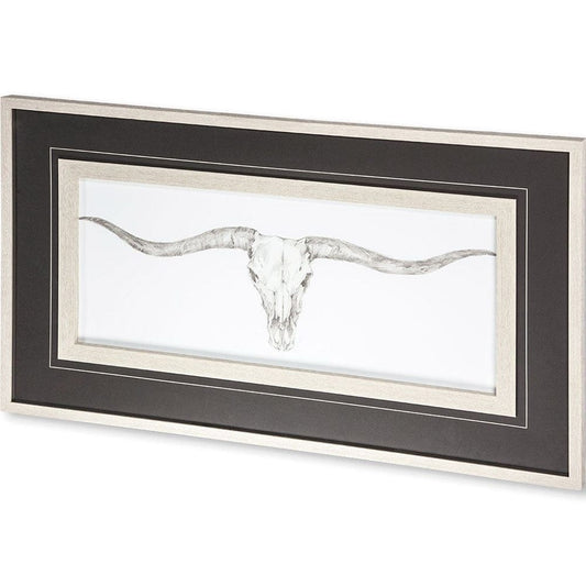 Mercana - Western Skull Mount III by Harper a Framed Art Print Matted under Glass - 9928 view 1