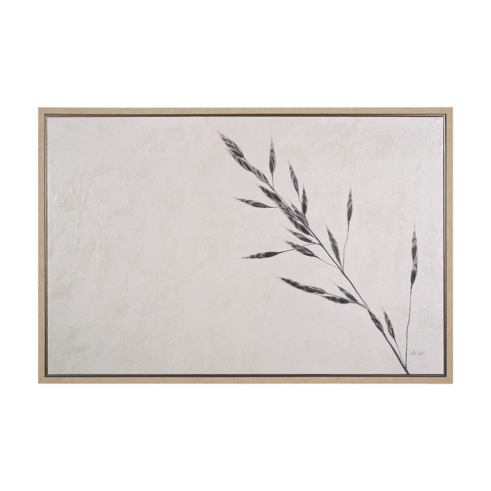 Mercana - Wheat Grass III by Mercana Studio a Hand Embellished Textured Framed Canvas - 102666-FL view 1