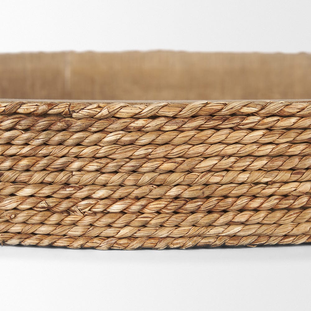 Mercana - Wheaton Light Brown Wood w/ Natural Jute Serving Trays - 71046 view 9