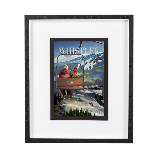 Mercana - Whistler Go Canada M by Mercana Studio a Framed Art Print Matted under Glass - 13773 view 1