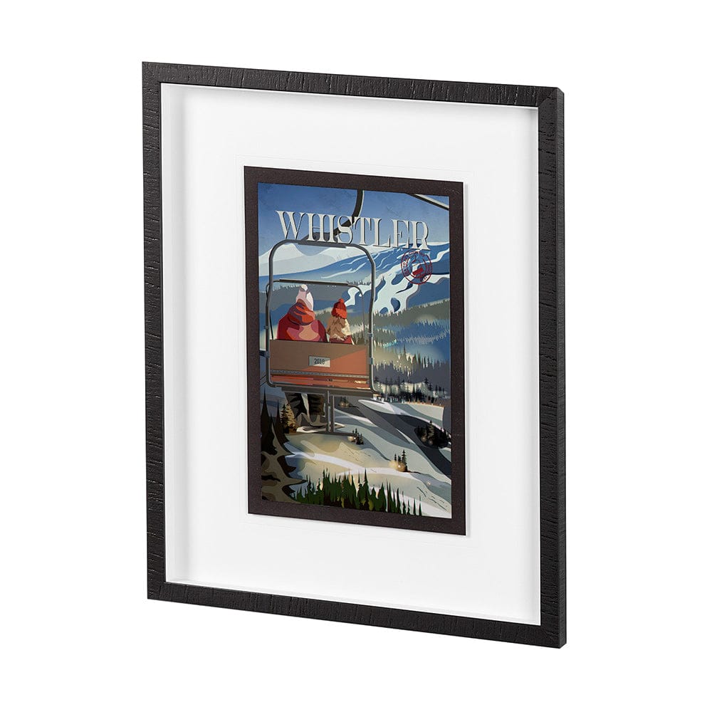 Mercana - Whistler Go Canada M by Mercana Studio a Framed Art Print Matted under Glass - 13773 view 2