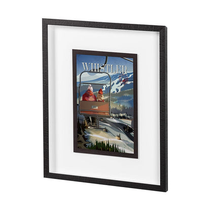 Mercana - Whistler Go Canada M by Mercana Studio a Framed Art Print Matted under Glass - 13773 view 2