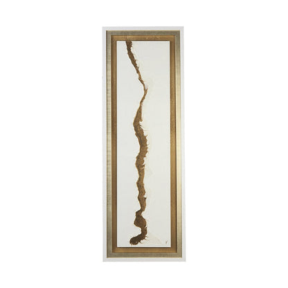 Mercana - White and Gold river by Studio M a Framed Art Print Matted under Glass - 13752 view 1