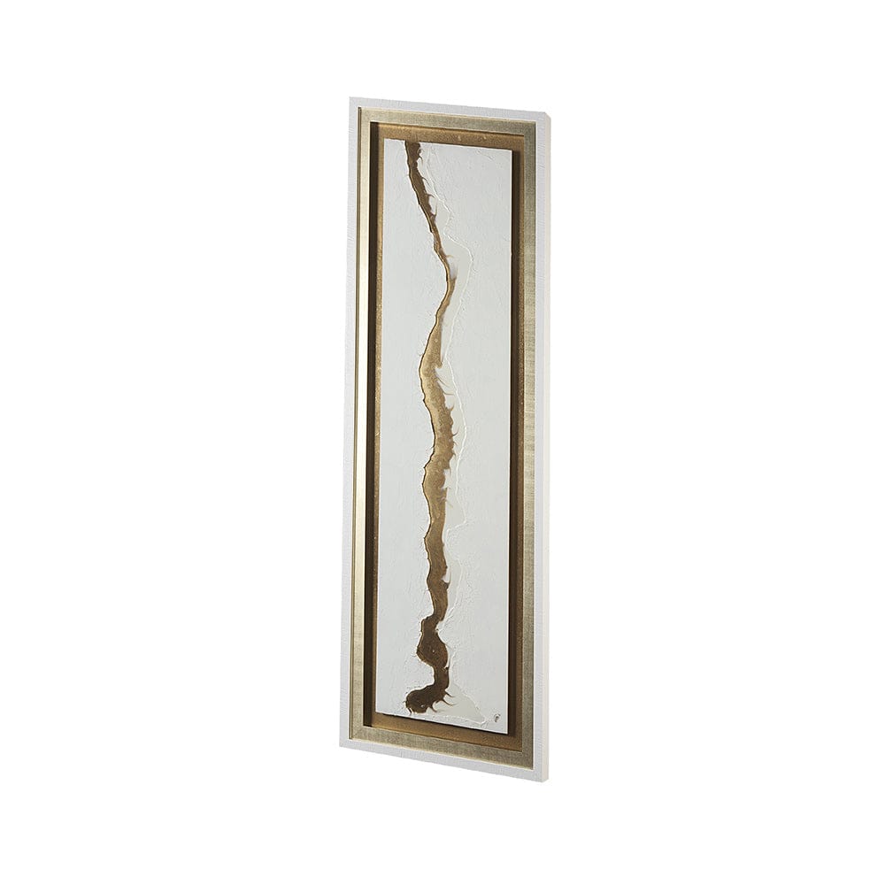Mercana - White and Gold river by Studio M a Framed Art Print Matted under Glass - 13752 view 2