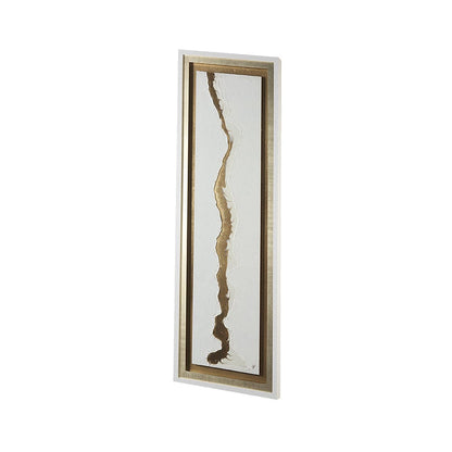 Mercana - White and Gold river by Studio M a Framed Art Print Matted under Glass - 13752 view 2