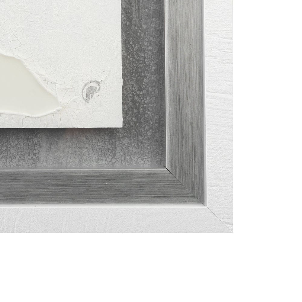 Mercana - White and Silver River by Studio M a Framed Art Print Matted under Glass - 13751 view 3