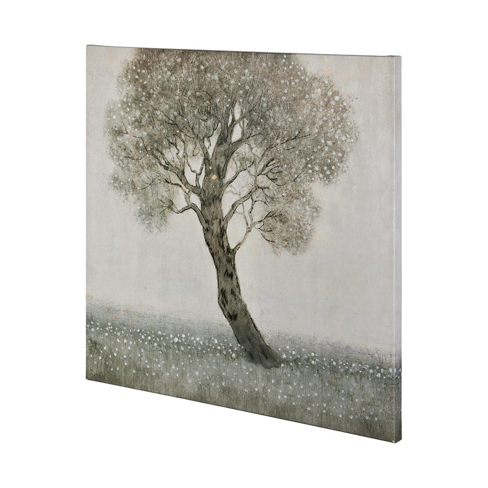 Mercana - White Blossom Tree by Tim OToole a Hand Embellished Textured Canvas - 101020-L view 1
