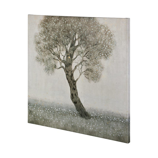 Mercana - White Blossom Tree by Tim OToole a Hand Embellished Textured Canvas - 101020-L view 1