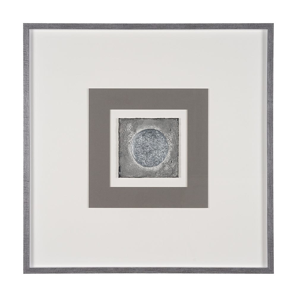 Mercana - White Moon by Studio M a handmade Original Framed Artwork under Glass - 15090 view 1