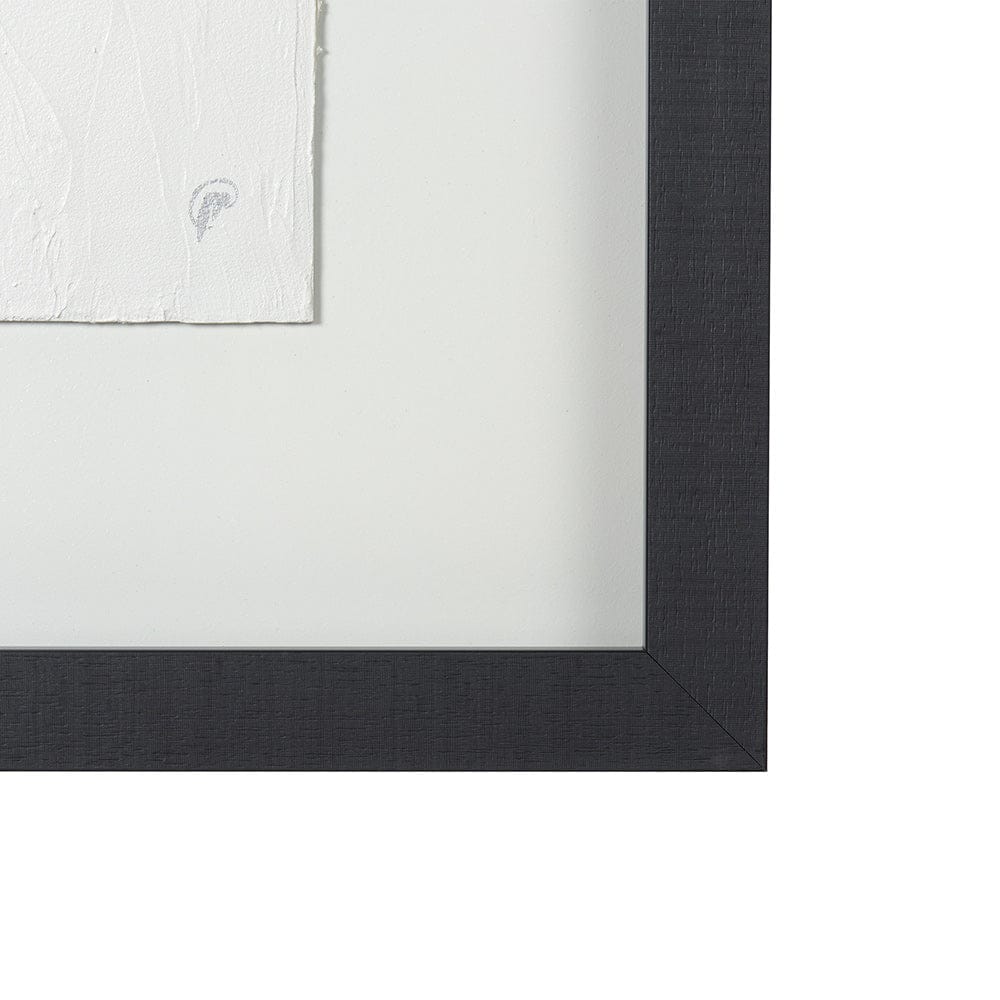 Mercana - White Vines II by Studio M a handmade Original Framed 3D Textured Artwork under Glass - 14258 view 3