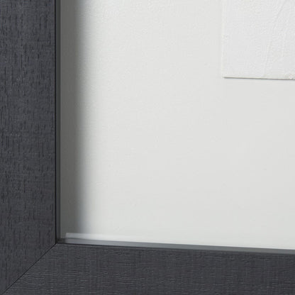 Mercana - White Vines II by Studio M a handmade Original Framed 3D Textured Artwork under Glass - 14258 view 5
