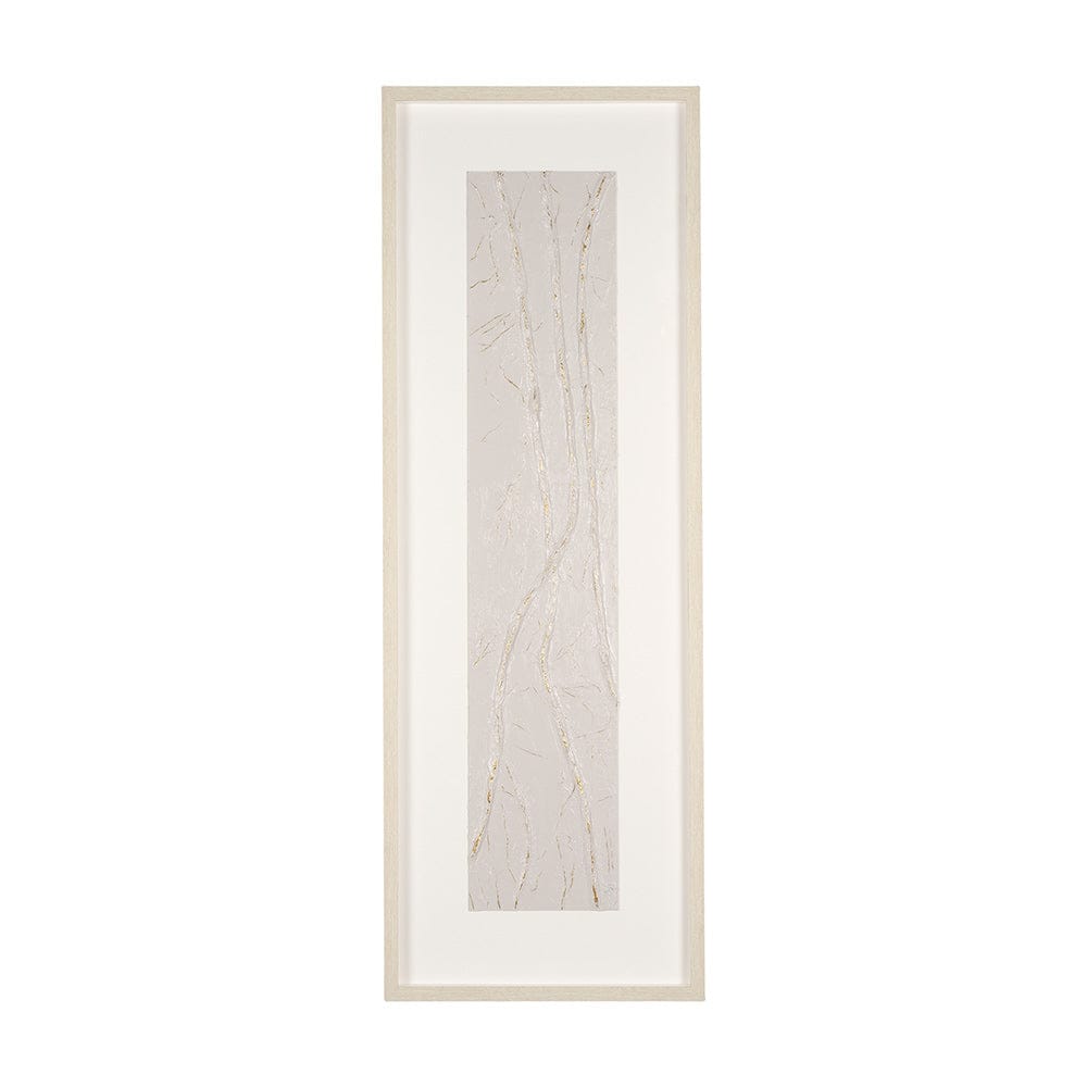 Mercana - Whitewashed Expression by Studio M a handmade Original Framed Artwork under Glass - 15223 view 1