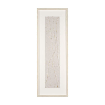 Mercana - Whitewashed Expression by Studio M a handmade Original Framed Artwork under Glass - 15223 view 1