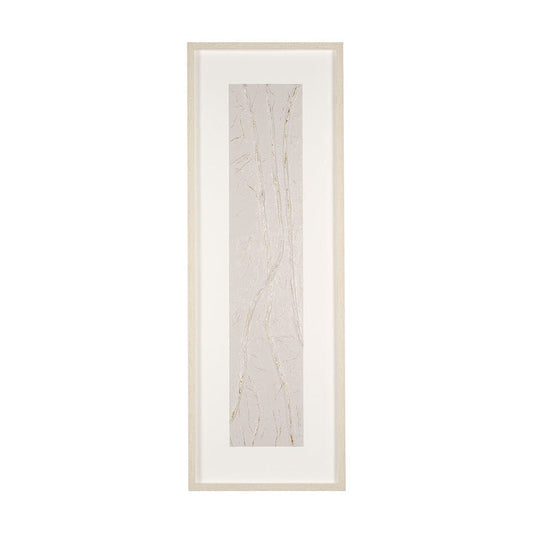 Mercana - Whitewashed Expression by Studio M a handmade Original Framed Artwork under Glass - 15223 view 1