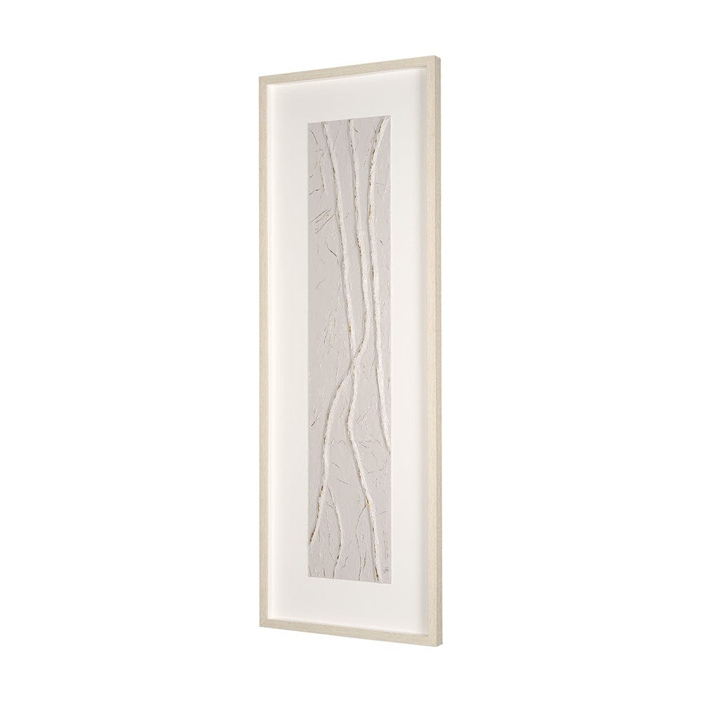 Mercana - Whitewashed Expression by Studio M a handmade Original Framed Artwork under Glass - 15223 view 2