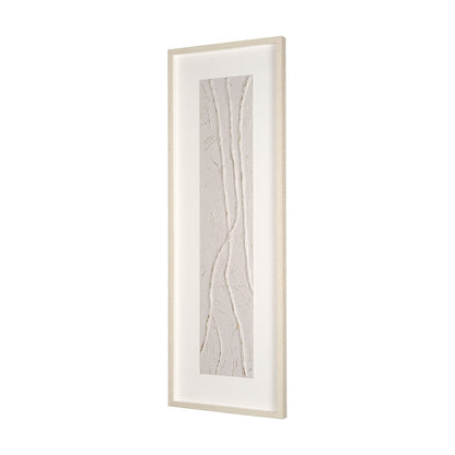 Mercana - Whitewashed Expression by Studio M a handmade Original Framed Artwork under Glass - 15223 view 2