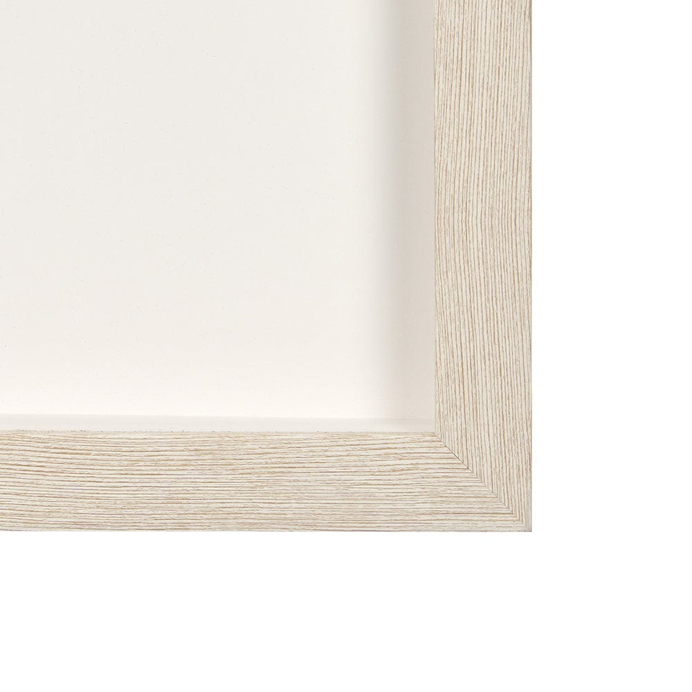 Mercana - Whitewashed Expression by Studio M a handmade Original Framed Artwork under Glass - 15223 view 3