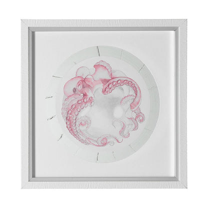 Mercana - Who Stole My Precious I Pink by Fiona H Hand Embellished Textured Framed Print Matted under Glass - 13230 view 1