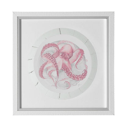 Mercana - Who Stole My Precious II Pink by Fiona H Hand Embellished Textured Framed Print Matted under Glass - 13231 view 1