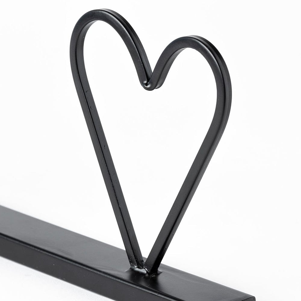 Mercana - Wild at Heart 24L x 1W Black Metal Sign - 68790_CLOSEOUT view 4