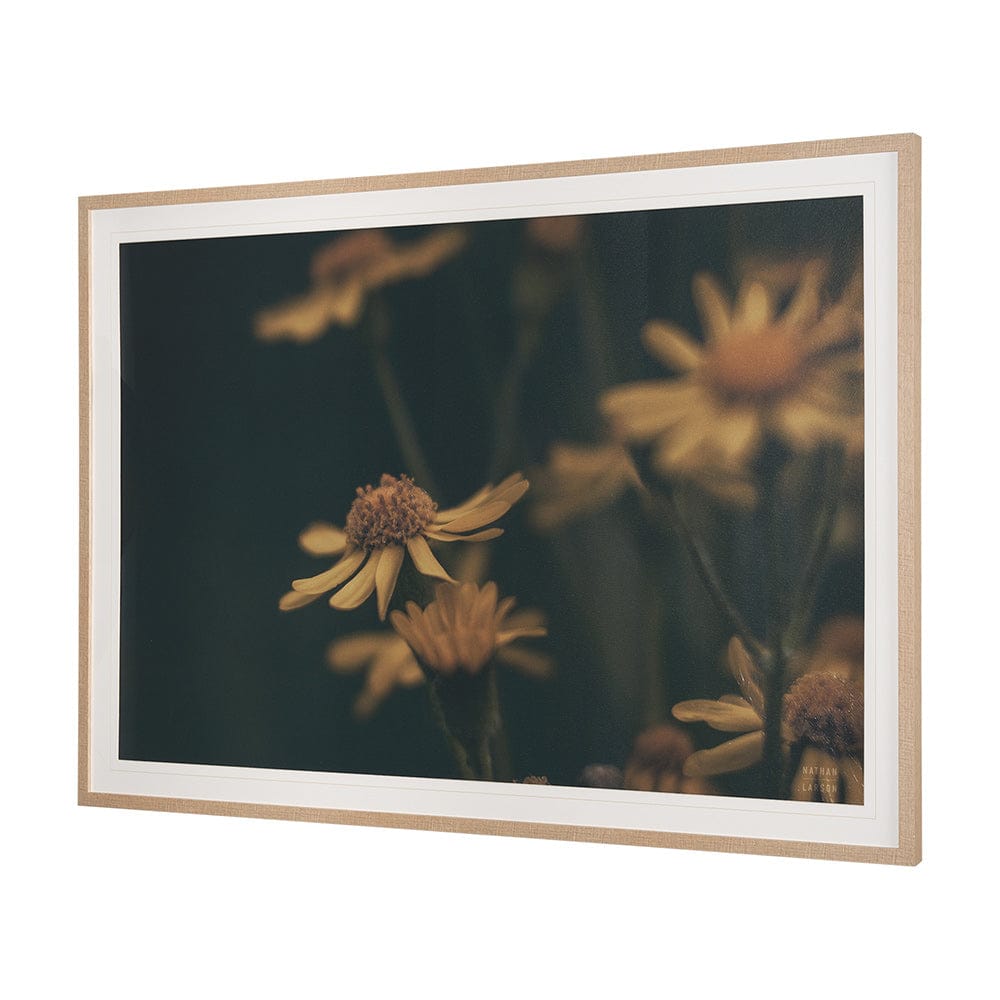 Mercana - Wild Blooms I by Nathan Larson a Hand Embellished Framed Art Print Matted under Glass - 15464 view 2
